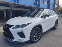Unreg 2020 Lexus RX300 2.0 F Sport SUV Facelift Grade 4.5B Mil 38k KM 360 Camera Panaromic Roof 3LED Power Boot High Trade In Free Warranty