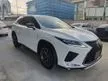 Recon 2020 Lexus RX300 2.0 F SPORT FACELIFT/BSM/POWER BOOT/APPLE CARPLAY SYSTEM/ANDROID/ENGLISH VERSION PLAYER/GRADE 4.5A/MILEAGE 25K KM/UNREG20