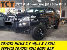 TOYOTA HILUX 2.5 (M) VNT,FULL SERVICE TOYOTA ,FULL BODY BAR,DVD PLAYER REVERSE CAMERA