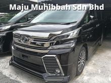 2015 Toyota Vellfire 2.5 ZG SUNROOF JBL HOME THEATER FULL SPEC UNREG WARRANTY