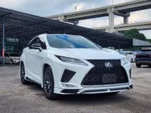 2021 Lexus RX300 2.0 F Sport SUV (READY STOCK GRADE 5A) TRD BODYKIT WITH MUFFLER, RED LEATHER SEAT, 2ND ROW POWER SEAT, 360 CAMERA, PANORAMIC ROOF