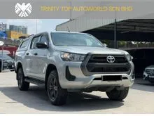 MILEAGE 29K, WITH COVER, ANDROID PLAYER WITH REVERSE CAMERA 2022 Toyota Hilux 2.4 E Dual Cab Pickup SELLING WITH WARRANTY