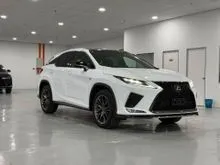 2022 Lexus RX 300 2.0 F Sport - RED INTERIOR - PANORAMIC ROOF - 360 CAMERA - BSM - HUD - READY STOCK - VIEW TO BELIEVE