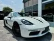 Used 2017 Porsche 718 2.0 Cayman Coupe SPORT EXHAUST SYSTEM 20 INCH RIMS LOW MILEAGE GOOD CONDITION