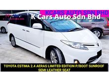 2012 Toyota Estima 2.4 Aeras PREMIUM SE P/BOOT SUNROOF LEATHER SEAT