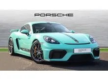 INCOMING STOCK 2023 Porsche 718 4.0 Cayman GT4 Coupe ( PTS Mint Green )
