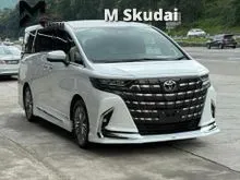 2025 Toyota Alphard 2.5 Z SUNROOF 2PD 7SEATER 5A 7K KM 5YRS TOYOTA WARRANTY