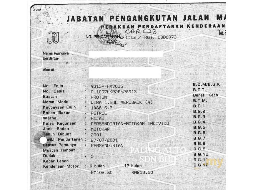 Proton Wira 2001 GLi 1.5 in Kuala Lumpur Automatic 