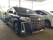 2018 Toyota Alphard 2.5 G SC Package MPV Push Start Button Keyless Go Power Boot Pilot Seat Reverse Camera Sunroof MoonRoof Xenon Light LED Daytime Running Light