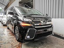 2016 Recon Toyota Vellfire 2.5 ZG Edition MPV Sun Moon Roof Original 20K KM With 4 Years Warranty
