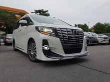 2016 Unreg Toyota Alphard 2.5 SC Modelista MPV CNY Offers 3Yrs Warranty