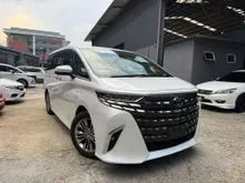 2023 Toyota Alphard 2.5 G S C Package MPV GRADE 5/A SUNROOF/AUTO SIDE STEP/360 CAMERA/HUD/DIM/BSM/PILOT SEATS UNREGISTERED