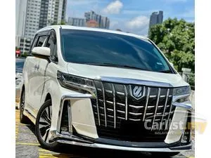 2021 TOYOTA ALPHARD 2.5 G SC MODELLISTA MPV ONE OWNER JAPAN IMPORT RECON ORIGINAL LOW MILEAGE ON TIME SERVICE JBL PREMIUM SOUND SYSTEM