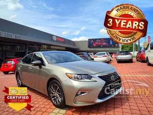 2017 LEXUS ES250 2.5 LUXURY (AT) + FREE 3 Years WARRANTY +FREE 3 Years Service by Authorized Toyota Service Centre +TRUSTED DEALER+