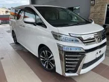 2018 Toyota Vellfire 2.5 Z G Edition MPV
