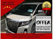 Toyota Alphard 2.5 7 - SEATER PRICE ON THE ROAD