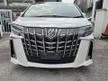 Recon 2020 Toyota Alphard 2.5 SC MPV JBL HOME THEATHER, 360 SURROUND CAM, S/ROOF UNREG