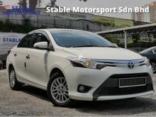 2015 Toyota Vios 1.5 G Sedan ** CAREFUL OWNER... UNDER WARRANTY... FULL SERVICE RECORD... ACCIDENT FREE.., VALUE BUY **