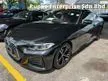 Recon 2021 BMW 420i 2.0 M Sport G22 Coupe Japan spec 360 Full view Camera 9k