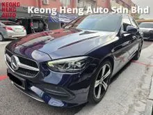 YEAR MADE 2022 Mercedes-Benz C200 1.5 Avantgarde W206 CKD Done 62000 KM Only Full Service HAP SENG STAR Under Warranty to 12/2026