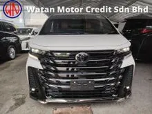 2025 Toyota Vellfire 2.4 Z Premier TURBO UNREG,FULLSPEC,GRADE 6A,ORI LOW MILEAGE,MOONROOF,360 CAM,HUD,BSM,DIM,SIDE STEP,AUTO PARKING,PRECRASH,FREE GIF