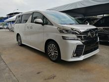 2016 Toyota Vellfire ZG 2.5, Sunroof, ALPINE, Pre-Crash System, 3 View Camera. 3 Years Warranty With Unlimited Mileage