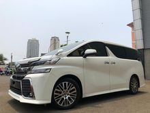 VELLFIRE 2.5 ZG CBU AUDIOLESS 2015 2016 WHITE ON BLACK TDP 150JT