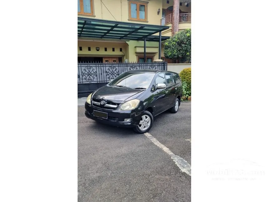 Jual Mobil Toyota Kijang Innova 2005 G 2.0 di DKI Jakarta Manual MPV Hitam Rp 109.000.000