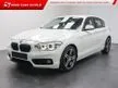 Used 2016 BMW 118i 1.5 Sport 1Y WARRANTY NO HIDDEN FEE - Cars for sale