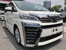 2018 Toyota Vellfire 2.5 Z ANDROID SYSTEM SUN MOON ROF SAFETY SENSE PRE CRASH