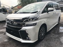 2015 Toyota Vellfire 2.5 Z G Edition MPV PILOT SEAT ROOF MONITOR