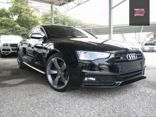 2013 AUDI S5 3.0 BLACK EDITION TFSI QUATTRO SPORTBACK WITH BANG OLUFSEN SOUND, RED AND BLACK LEATHER SEAT, 19 INCH ROTARS RIM, MMI