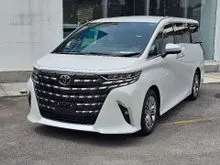 OFFER UNREG 2025 Toyota Alphard 2.5 Z Modelista MPV WHITE FULL SPEC ( JBL ) FULL SPEC / FREE 6 YEAR WARRAN