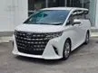 OFFER UNREG 2025 Toyota Alphard 2.5 Z Modelista MPV WHITE FULL SPEC ( JBL ) FULL SPEC / FREE 6 YEAR WARRAN