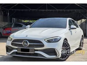 2022 Mercedes-Benz C300 2.0 AMG Line [GENUINE 32K KM MILEAGE ONLY] UNDER WARRANTY UNTIL 2027 WITH FULL SERVICE RECORD AT HSS, ACCIDENT & FLOOD FREE