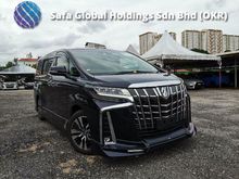2018 Toyota Alphard 2.5 SC ORIGINAL TRD BODYKIT/3EYE LED/SUNROOF/FULL LEATHER/PRE CRASH/PILOT SEATS UNREG