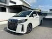 Recon 2020 Toyota Alphard 2.5 G S C DIM BSM MPV
