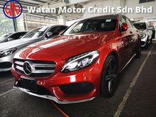 2015 Mercedes-Benz C200 2.0 AMG w205 UNREG,TRUE YEAR CAN PROVE,PADDLE SHIFT,ORI AMG BODYKIT N RIM,PRE CRASH,REVERSE CAM,MEMORY SEAT N ETC,FREE GIFT