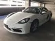 Recon 2019 Porsche CAYMAN 718 2.0 COUPE GRADE 5A 14K KM