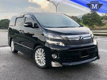 2012 Toyota Vellfire 3.5 V L Edition MPV PILOT SEAT S/ROOF P/START P/BOOT WARRANTY VL