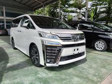 2018 Toyota Vellfire 2.5 ZG LOW MILEAGE MPV