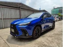 Dark Blue 2023 Lexus NX 350 2.4 F Sport NX350 BLACK LEATHER PANROOF 4CAM UNREG OFFER