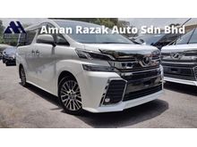 2016 Toyota Vellfire 2.5 MPV 2.5 ZG Sunroof Roof Monitor Local FM GPS Pilot Seat 2 Power Door Power Boot Unreg