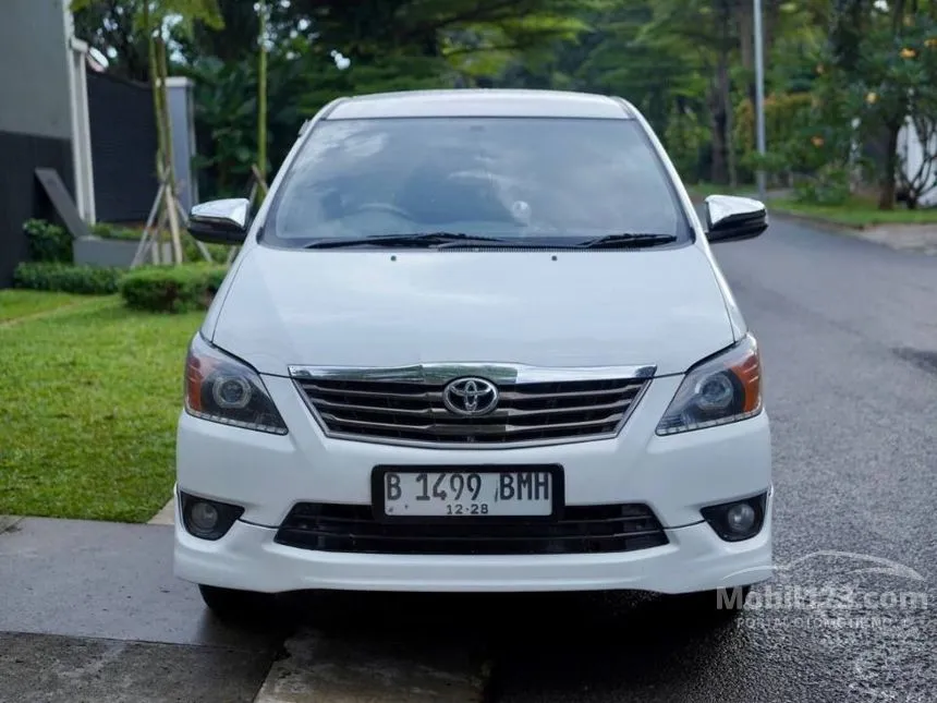 Jual Mobil Toyota Kijang Innova 2012 G 2.0 di DKI Jakarta Automatic MPV Putih Rp 135.000.000