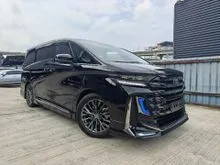 2024 Toyota Vellfire 2.4 Turbo Grade 5A Sun Roof 4Cam36View DIM HUD Roof Monitor Brown Leather Power Boot Side Step Modelista Bodykit Unregister