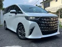 2023 Toyota Alphard 2.5 Z 7-SEATER MPV READY STOCK NO ANY HIDDEN CHARGER LOW MILAGE TIPTOP CONDITION FREE FULL CAR BODYKIT TINTED CALL OF APPOINTMENT