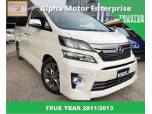 2011 TRUE Toyota Vellfire 2.4 ZP (A) SUNROOF GOLDEN EDITION RAYA PROMO