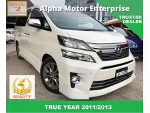 2011 TRUE Toyota Vellfire 2.4 ZP (A) FACELIFT SUNROOF GOLDEN EDITION PROMOTION