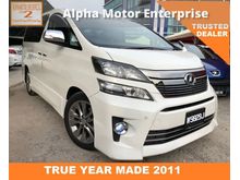 2011 TRUE Toyota Vellfire 2.4 ZP (A) FACELIFT SUNROOF GOLDEN EDITION MERDEKA PROMOTION