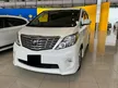 Used TIPTOP CONDITION FAMILY CAR (USED) 2011 Toyota Alphard 2.4 G 240G MPV - Cars for sale